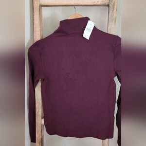 NEW with tags! Ann Taylor mock turtleneck long-sleeve tshirt